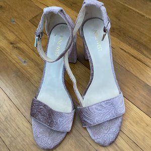 Nine West open toe heels  - size 8